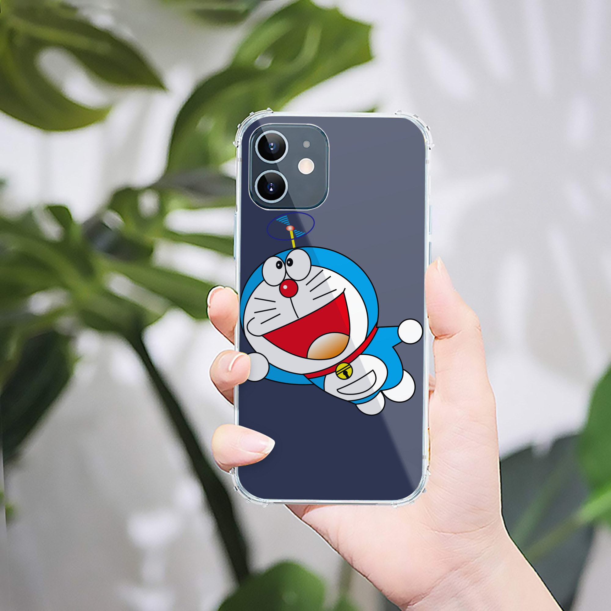 （画像用） ドラえもん Doraemon 【iPhone 12シリーズ対応】透明スマホケース（クリアソフトケース）